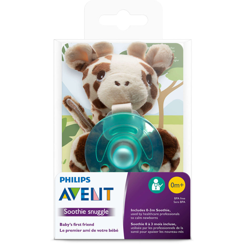 Avent Soothie snuggle, 0m+, giraffe, SCF347/01