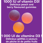 Vitamin D3 1000 IU Mixed Berry · Peach