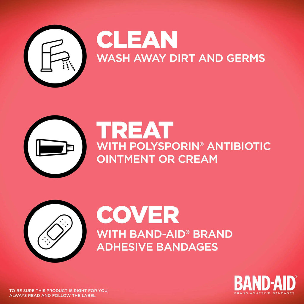 SKIN-FLEX Gentle Care Adhesive Bandages for minor Cuts and Scrapes. Assorted Sizes Small, Regular, Large, 20 ea