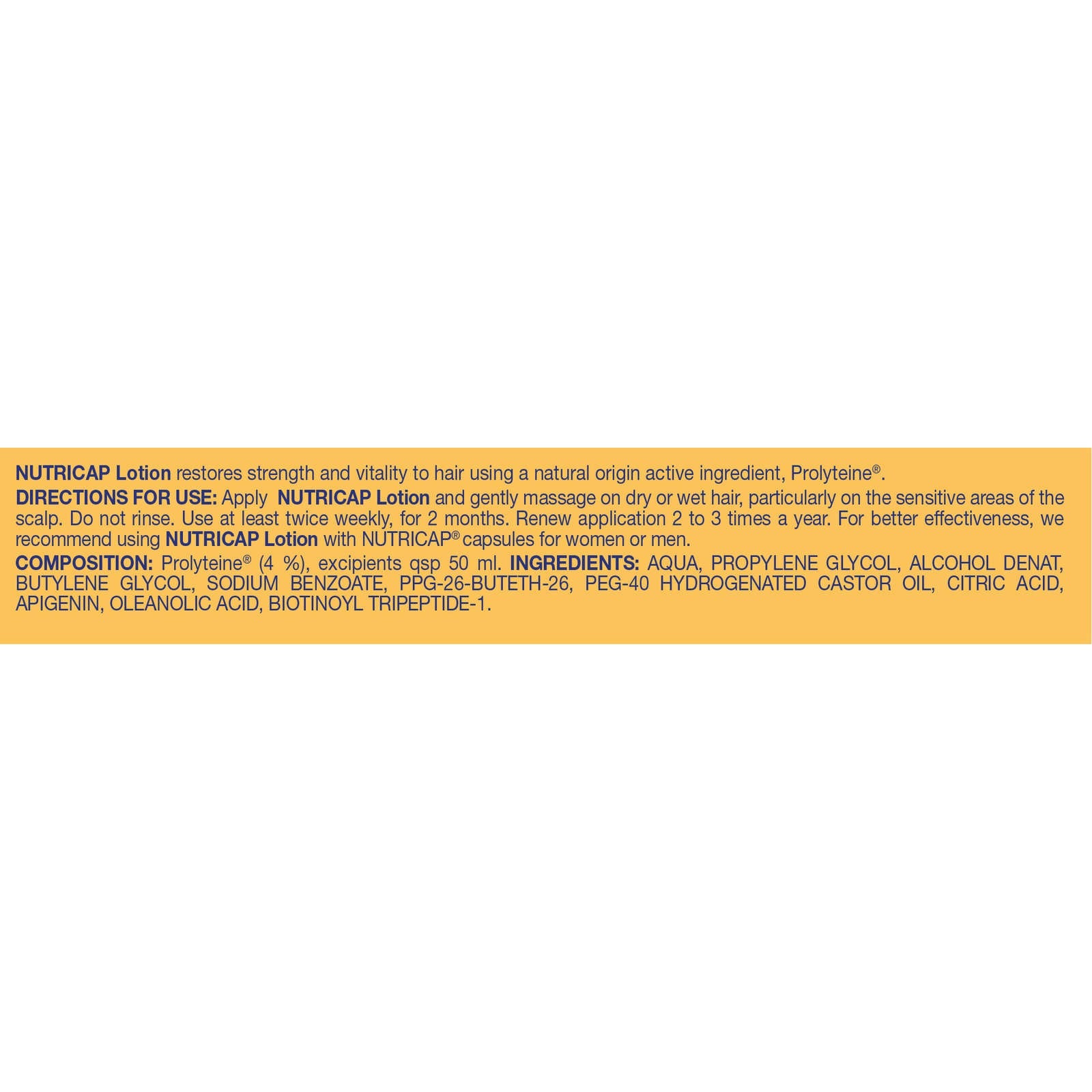 Nutricap Lotion 10AMP