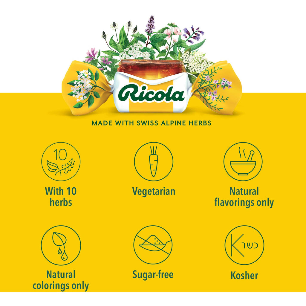 RICOLA HERB COUGH DRP LEM/MINT