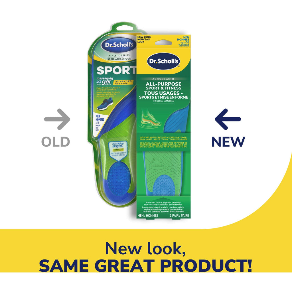 Dr. Scholl’s® Athletic Series Sport Insoles, Men's, Sizes 8-14