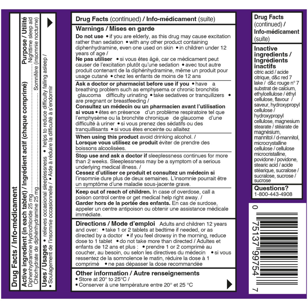 Sleep-eze Eze-Melts Dissolving Tablets