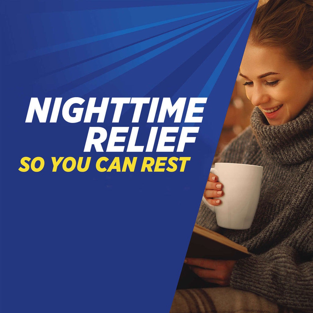 NeoCitran Cold & Sinus Night Hot Liquid Medication Extra Strength Lemon 10 pack