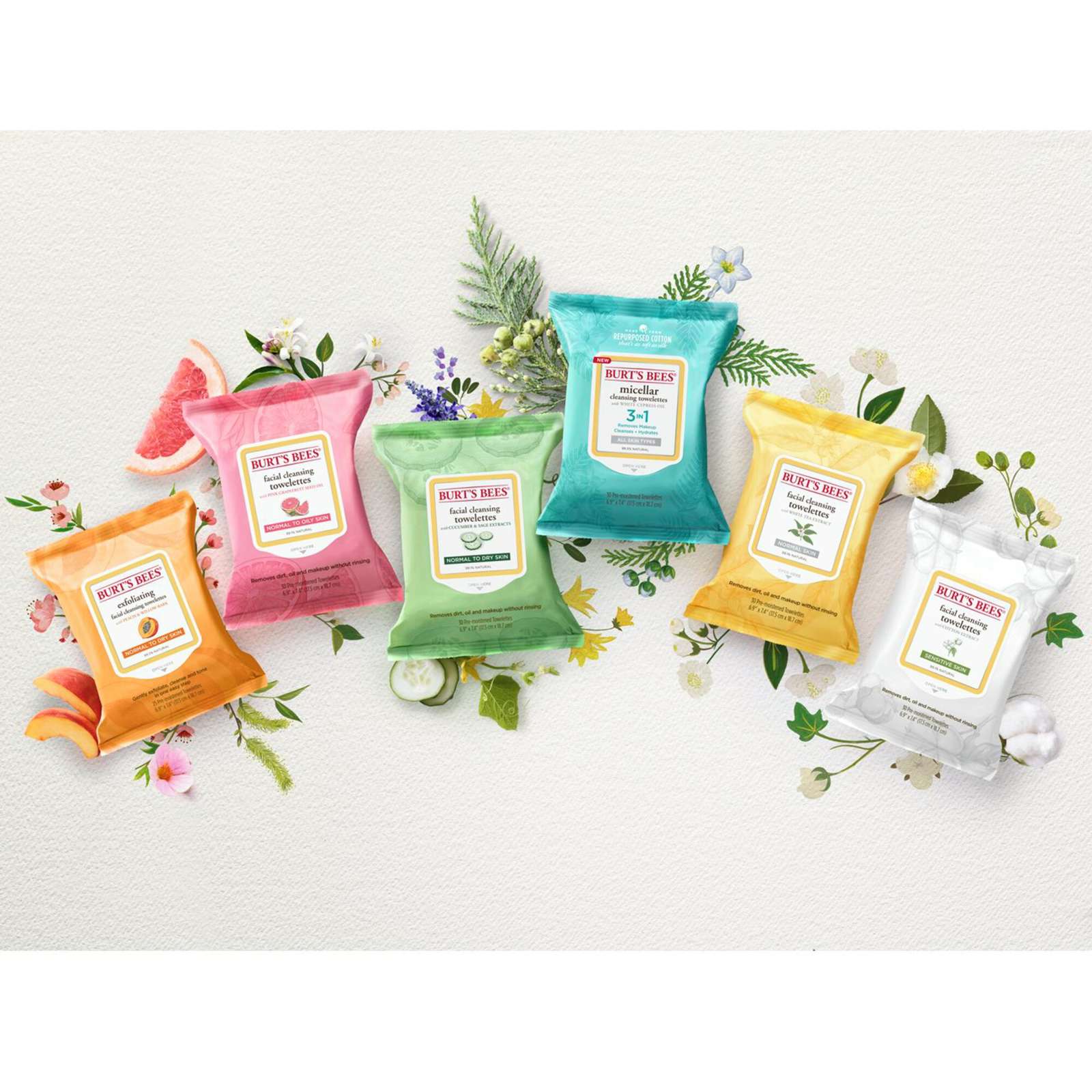 Micellar Cleansing Towelettes with Rose Water