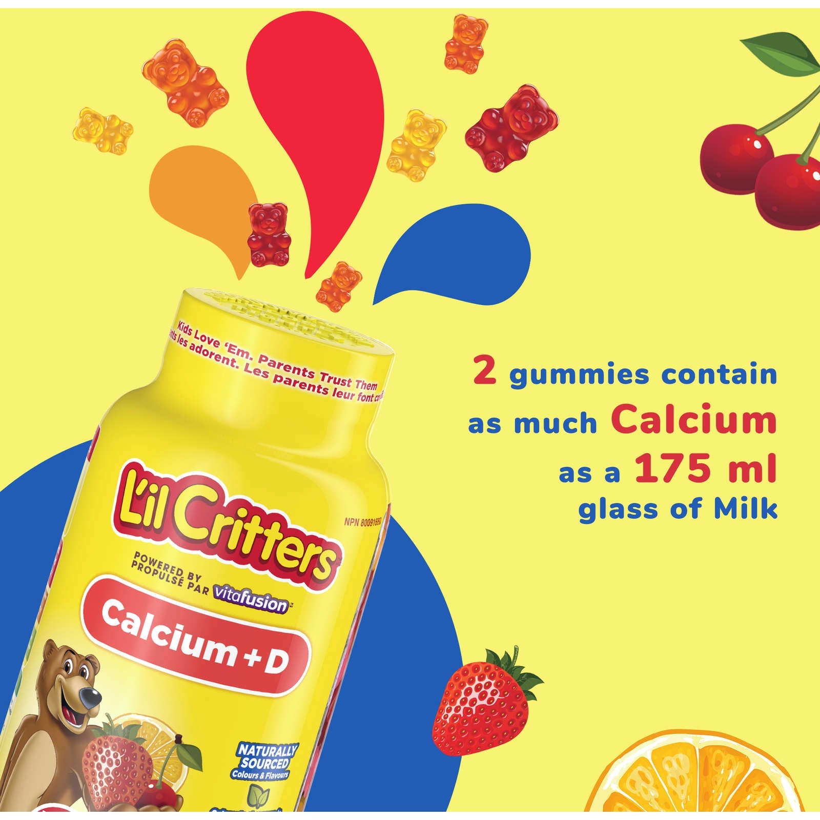 Calcium + D Gummy Vitamins