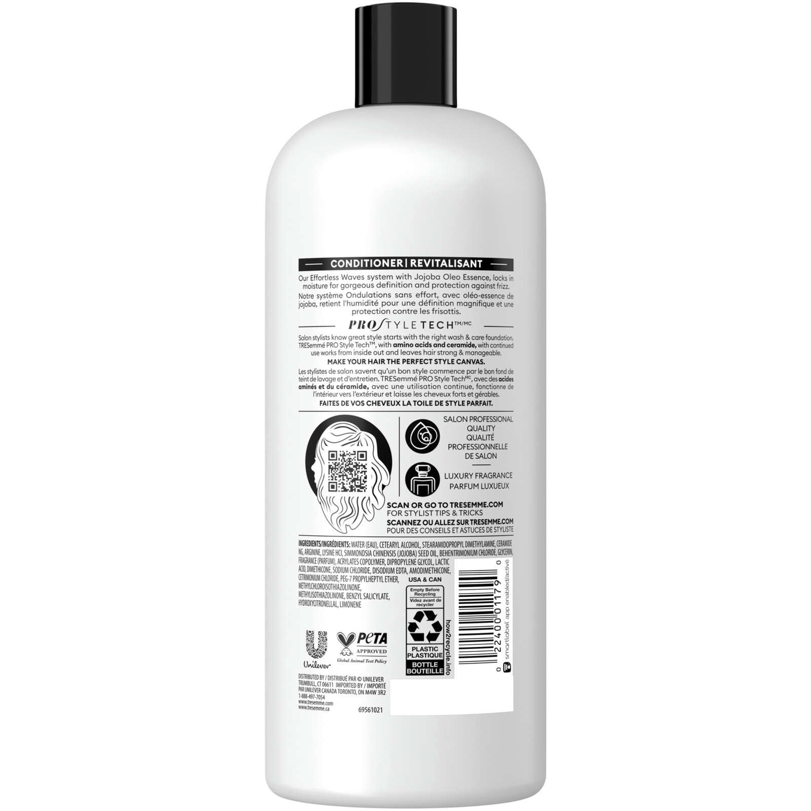 Effortless Waves Conditioner for frizz-free and moisturized hair + Jojoba Oleo Essence formulated with Pro Style Technology™ 828 ml