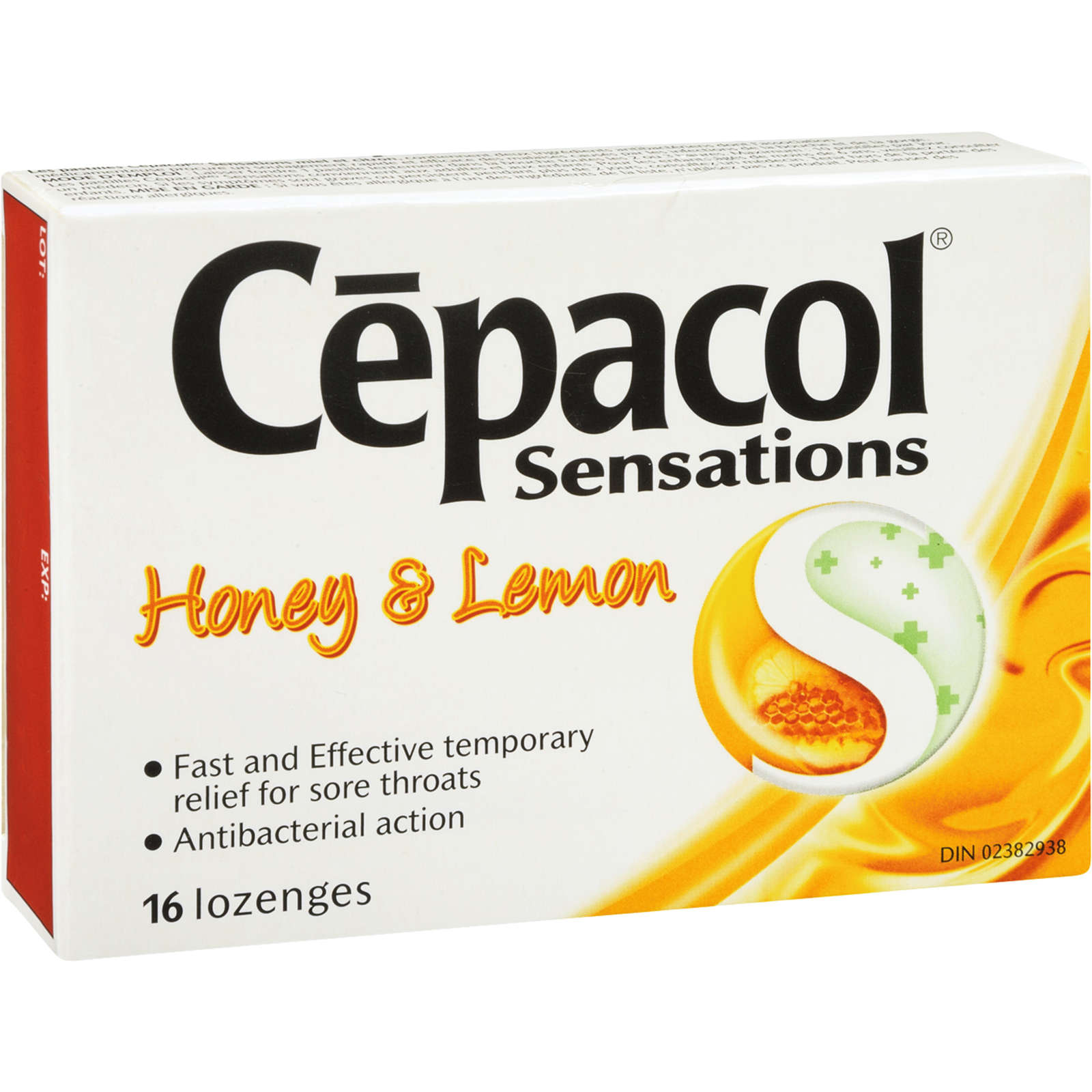 Cepacol® Sensations Honey and Lemon, Sore Throat  Lozenges, 16 ct