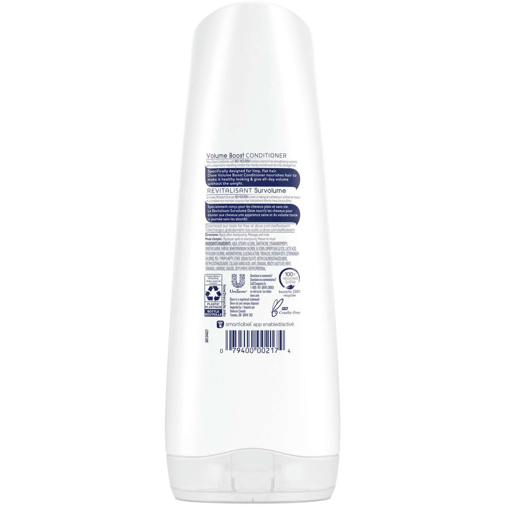 Dove Damage Therapy Conditioner for flat hair Volume Boost thicker, fuller hair 355 ml