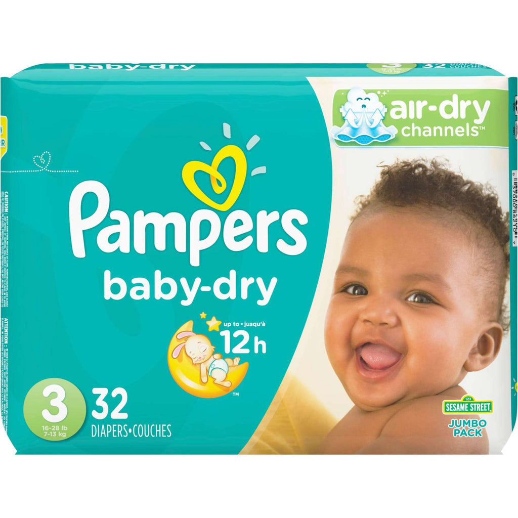 Pampers Baby-Dry Diapers Size 3