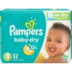 Pampers Baby-Dry Diapers Size 3