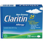 Claritin Allergy Medicine, 24-Hour Non-Drowsy Relief 10 mg, 20 Tablets