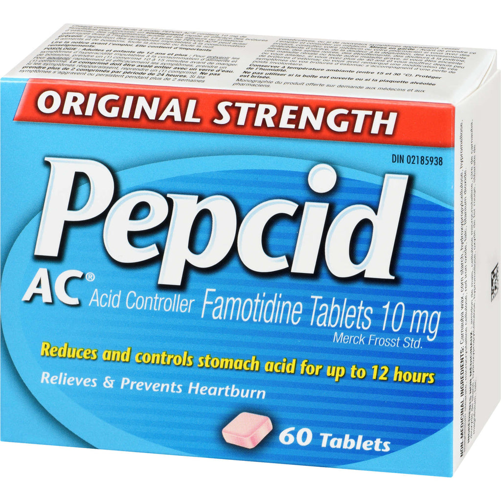 Original Strength, Acid Reducer and Antacid for Heartburn 60 ea