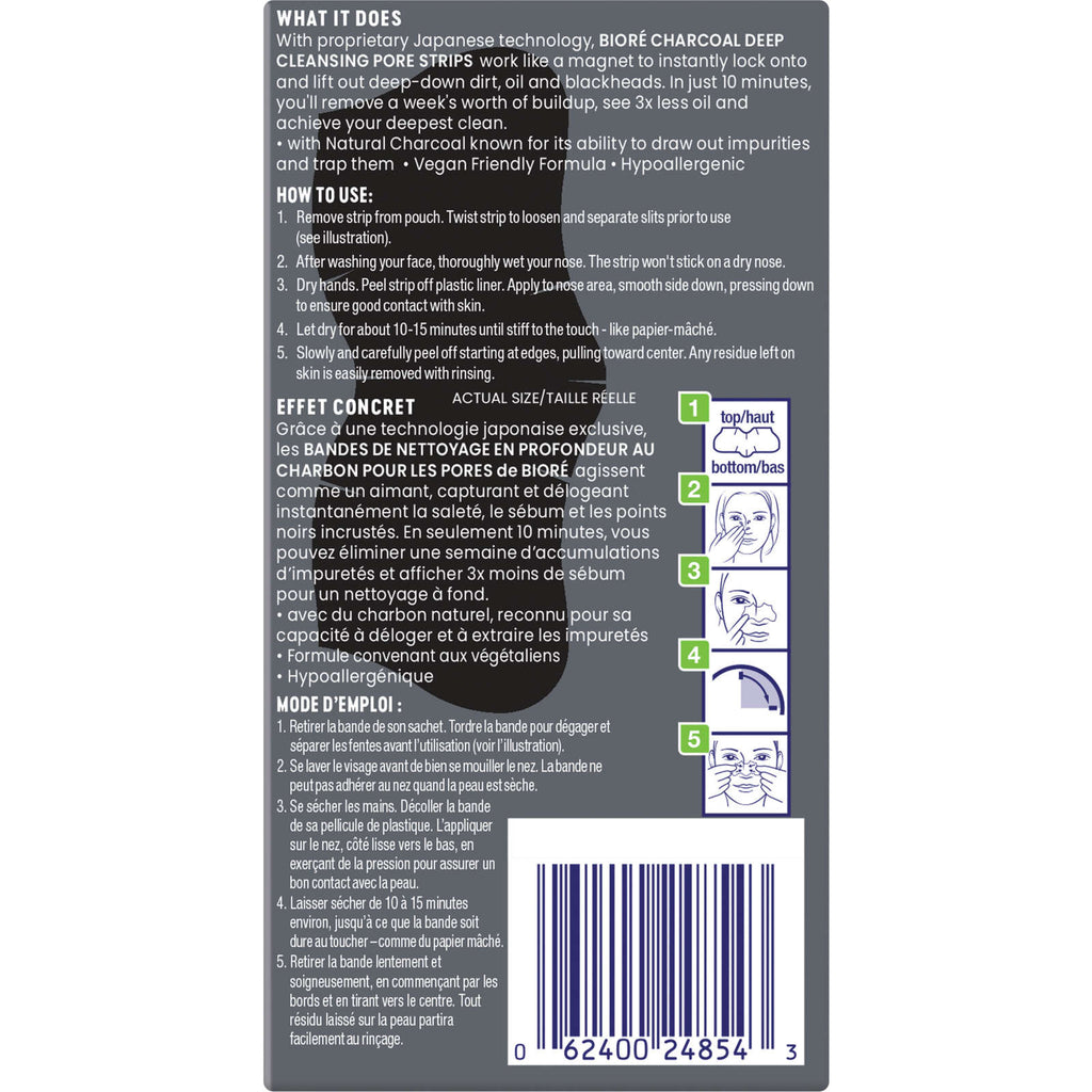 Deep Cleansing Charcoal Pore Strip Value Pack