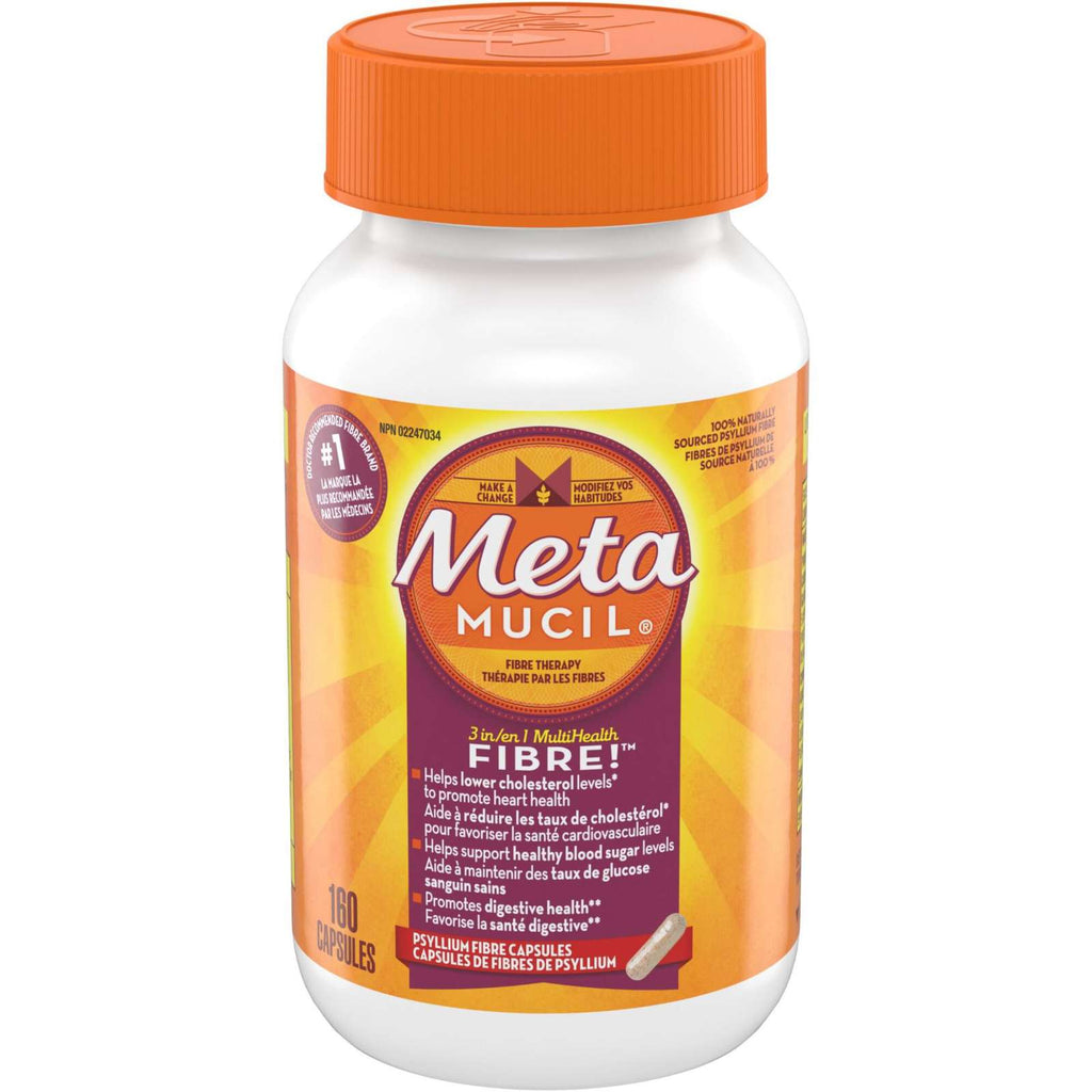 3 in 1 MultiHealth Fibre! Fiber Supplement Capsules, 160 Count