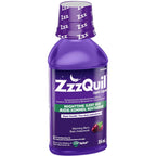 ZzzQuil Nighttime Sleep Aid Liquid, Warming Berry, 354 mL