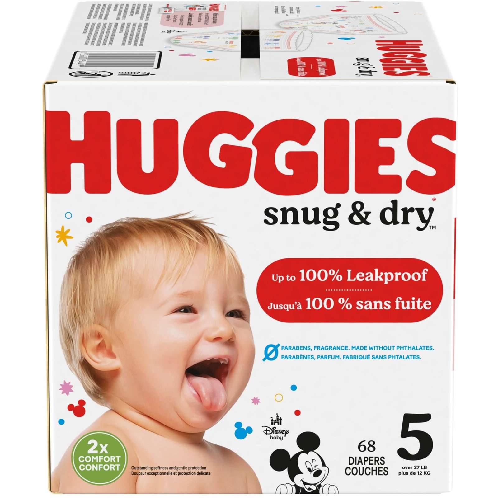 Huggies Snug & Dry Baby Diapers, Size 5