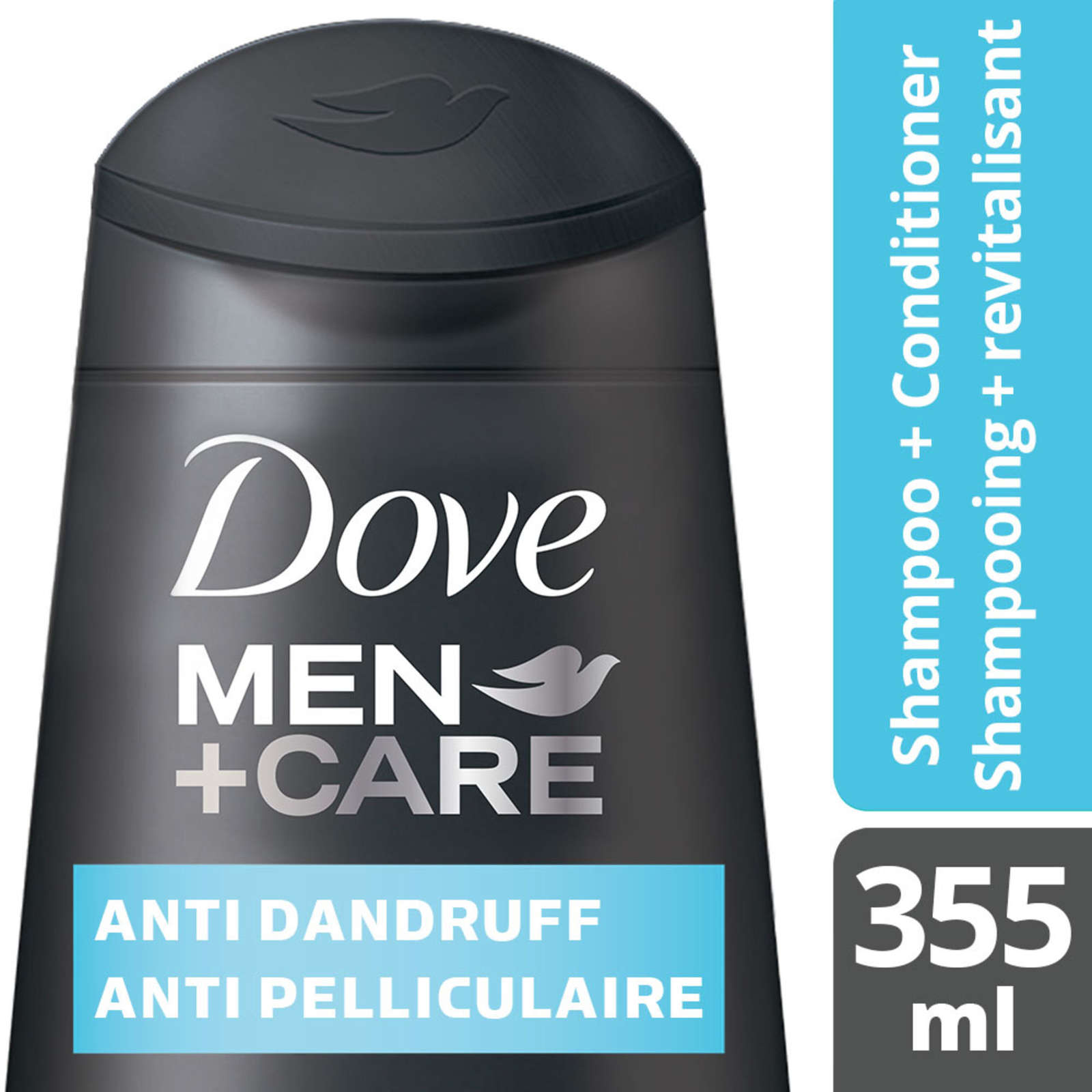 Dove Men+Care 2in1 Shampoo + Conditioner Anti Dandruff 355 ML