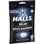 Halls Relief Mentho-Lyptus Extra Strong Menthol, 30 Cough Drops