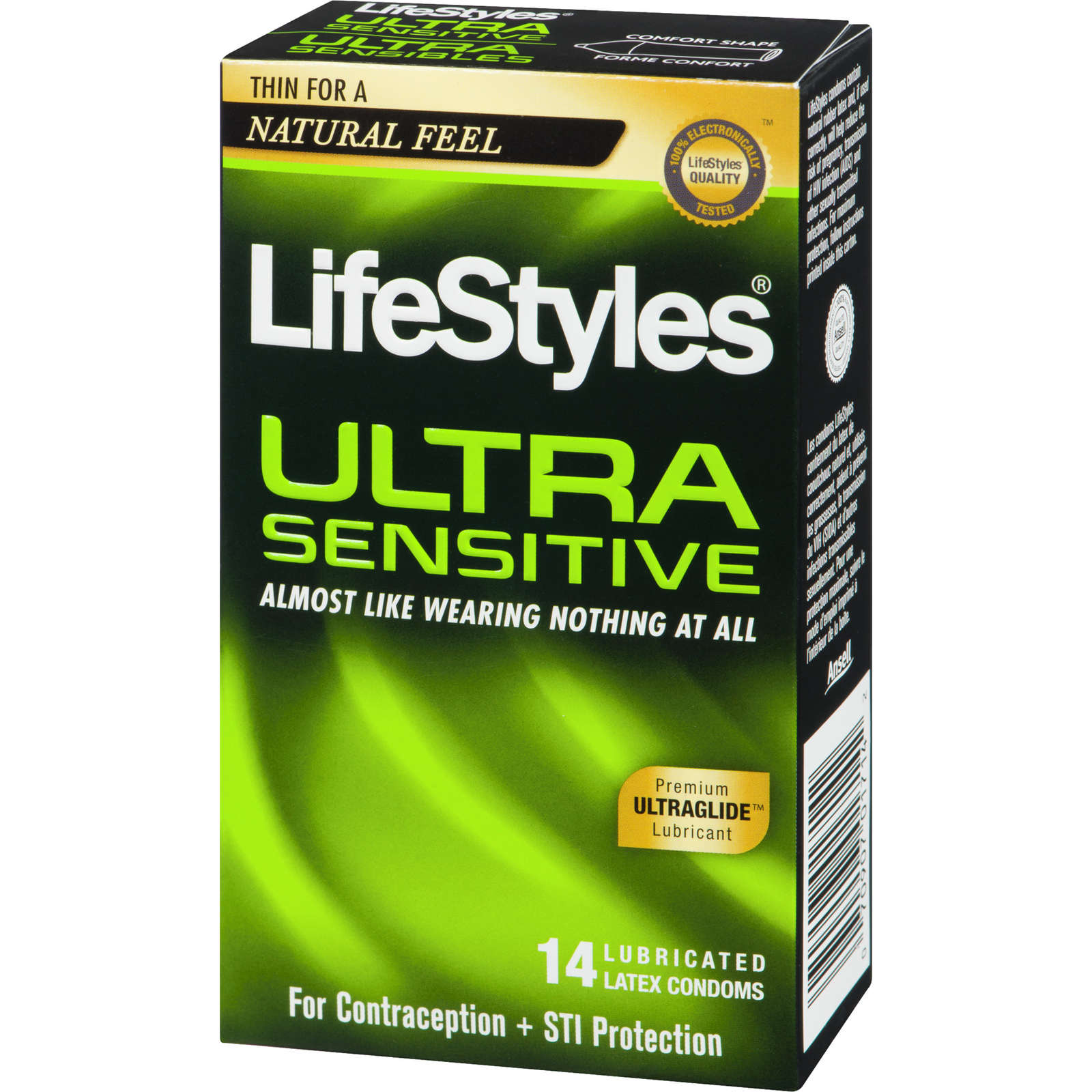 Ultra Sensitive 14 Lubricated Latex Condoms