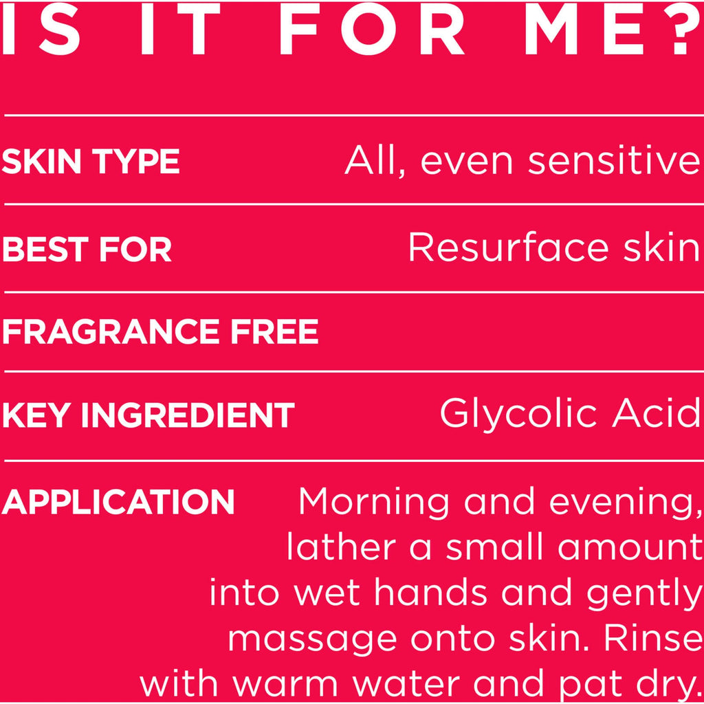Face Wash Cleanser 3.5% Pure Glycolic Acid