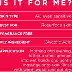 Face Wash Cleanser 3.5% Pure Glycolic Acid