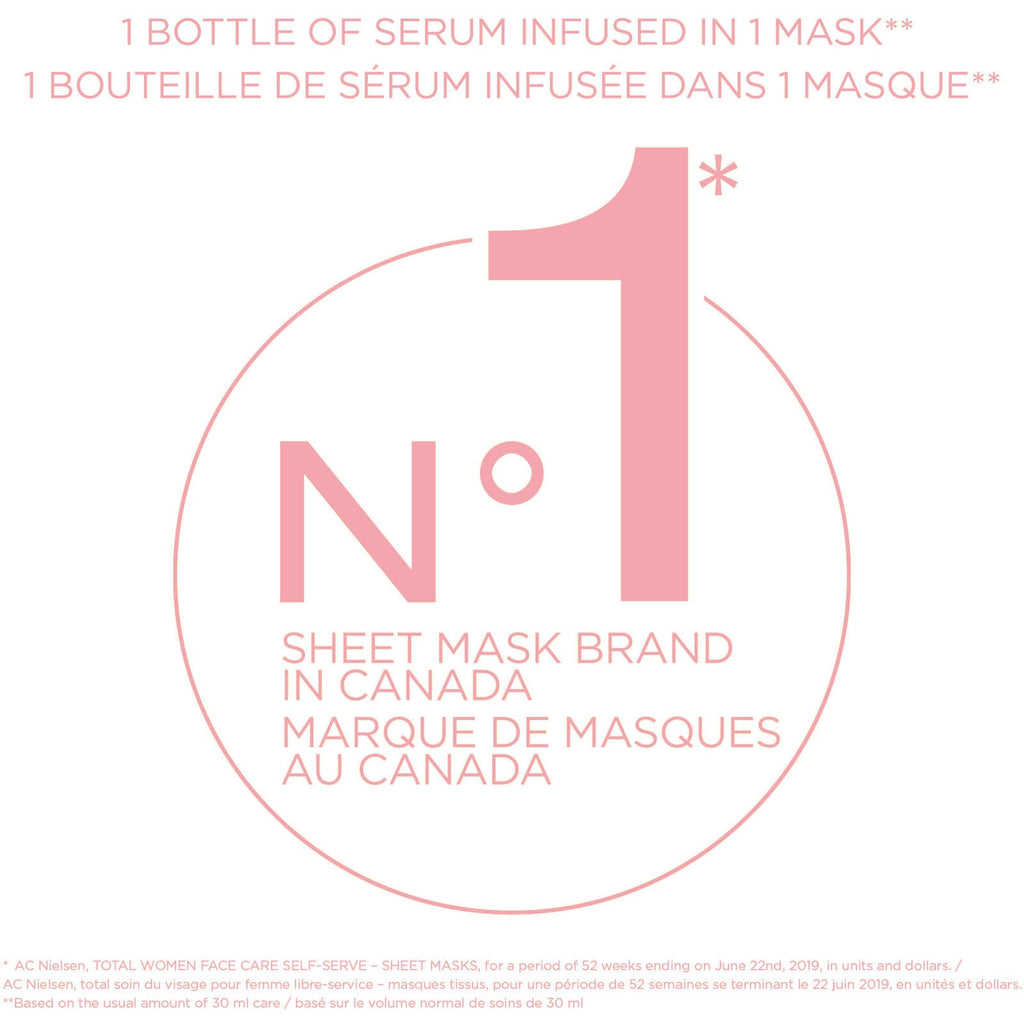 SkinActive Moisture Bomb Super Hydrating Sheet Mask with Pomegranate