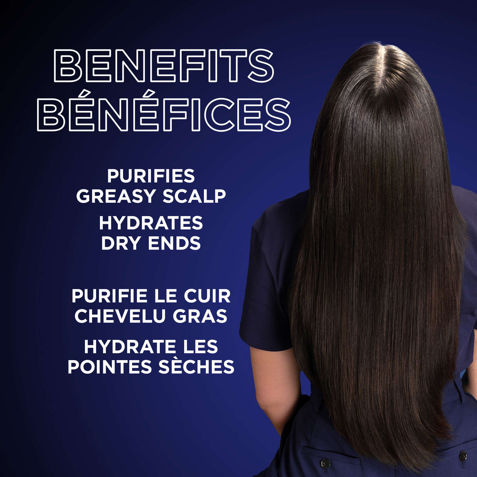 Magnetic Charcoal Purifying Shampoo for Greasy Scalp, Hydrates Dry Ends for Up to 48-Hours, with Charcoal and Nigella Flower Oil