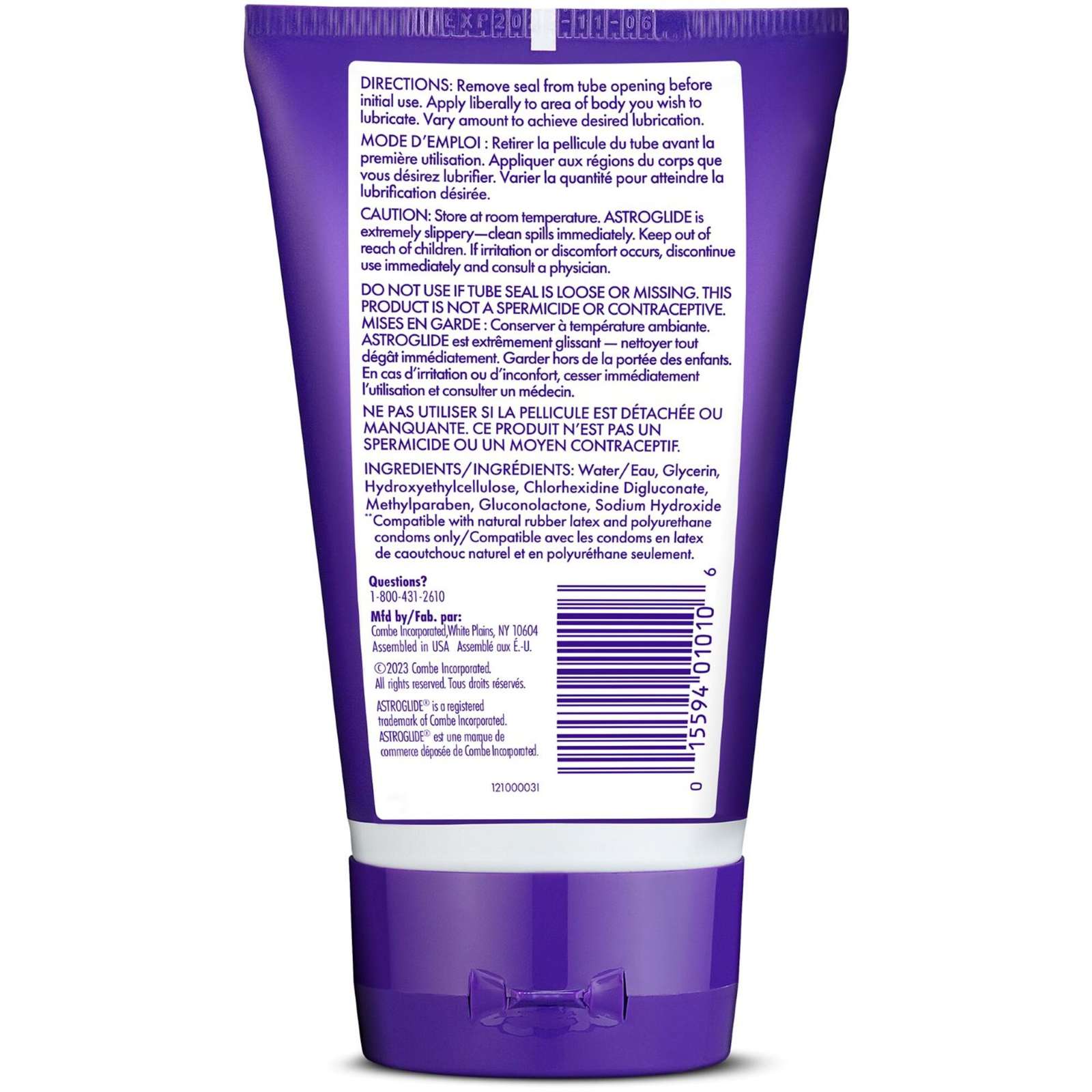 Gel Personal Lubricant