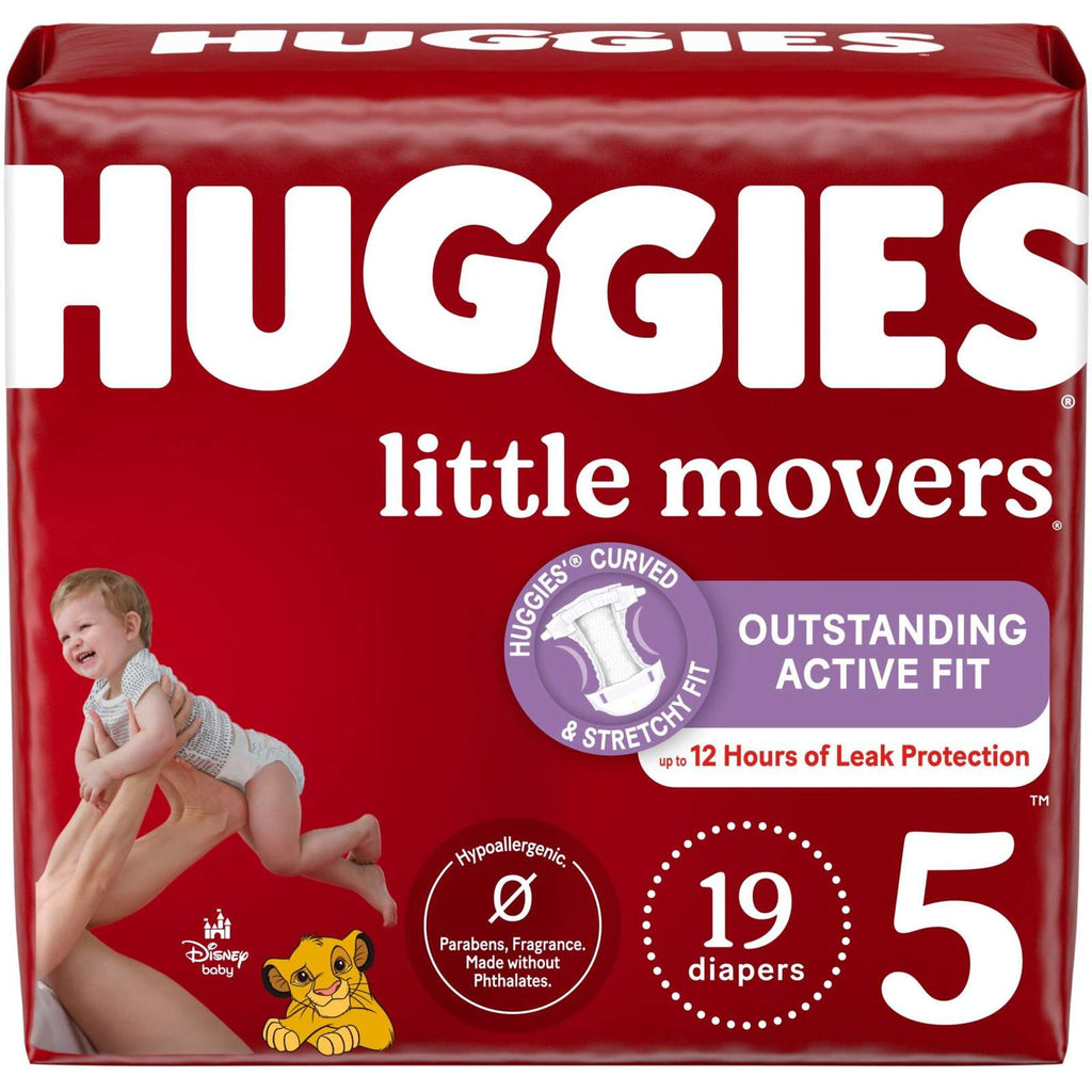 Little Movers Diapers, Size 5