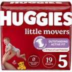 Little Movers Diapers, Size 5