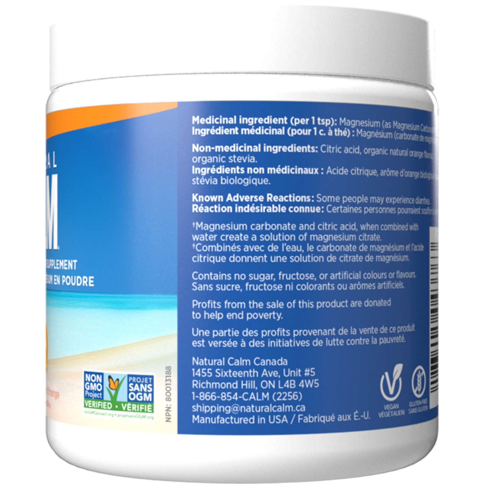 Natural Calm Magnesium Powder