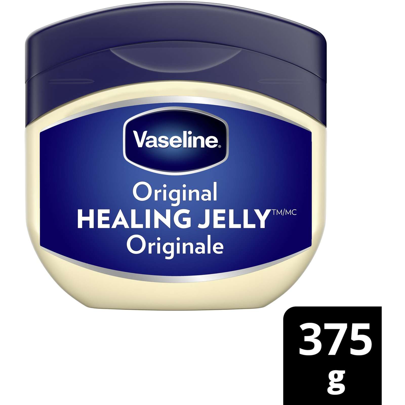 Vaseline Healing Jelly for dry, cracked skin Original 100% pure petroleum jelly 375 g