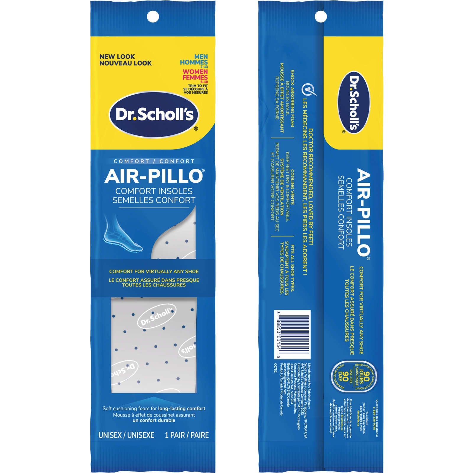 Dr. Scholl’s® Air-Pillo® Insoles, Men's Sizes 7-13 and Women's Sizes 5-10