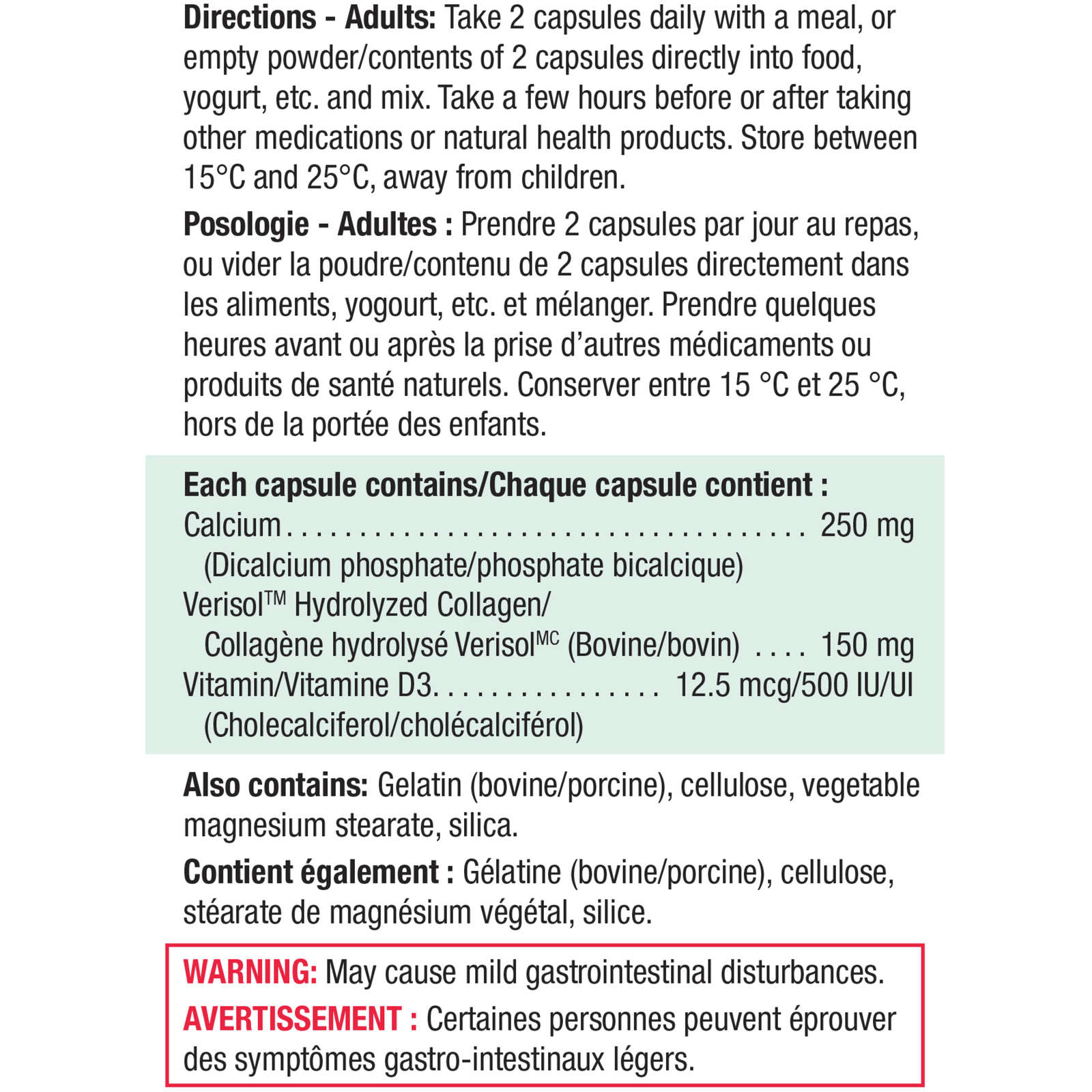 Calcium Collagen + D3