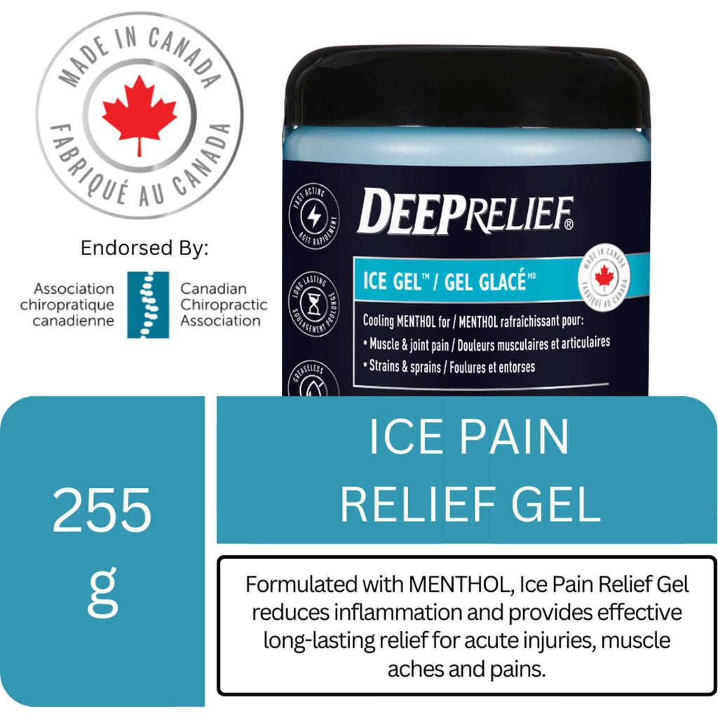 Ice Gel, Muscle and Joint Pain Relief, Reduces Inflammation