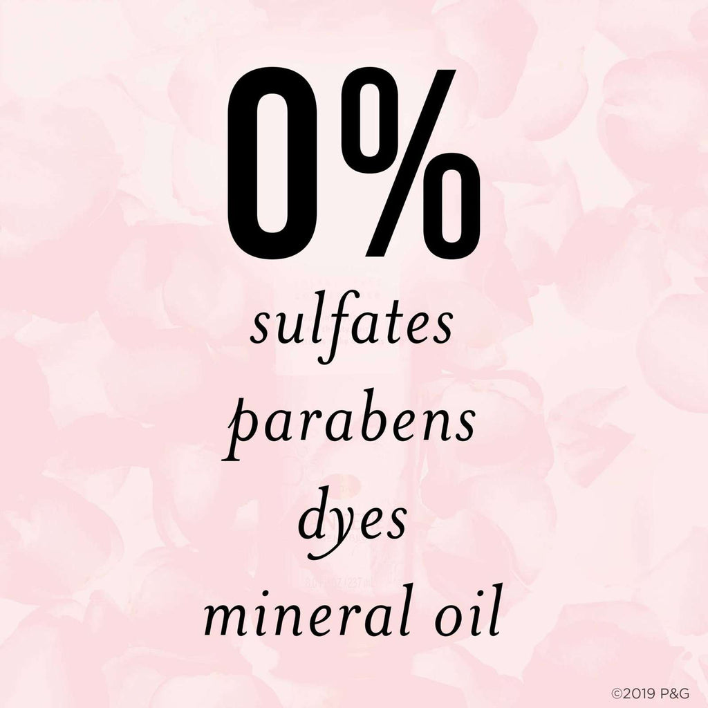 Pantene Nutrient Blends Miracle Moisture Boost Rose Water Conditioner for Dry Hair, Sulfate Free, 237 mL
