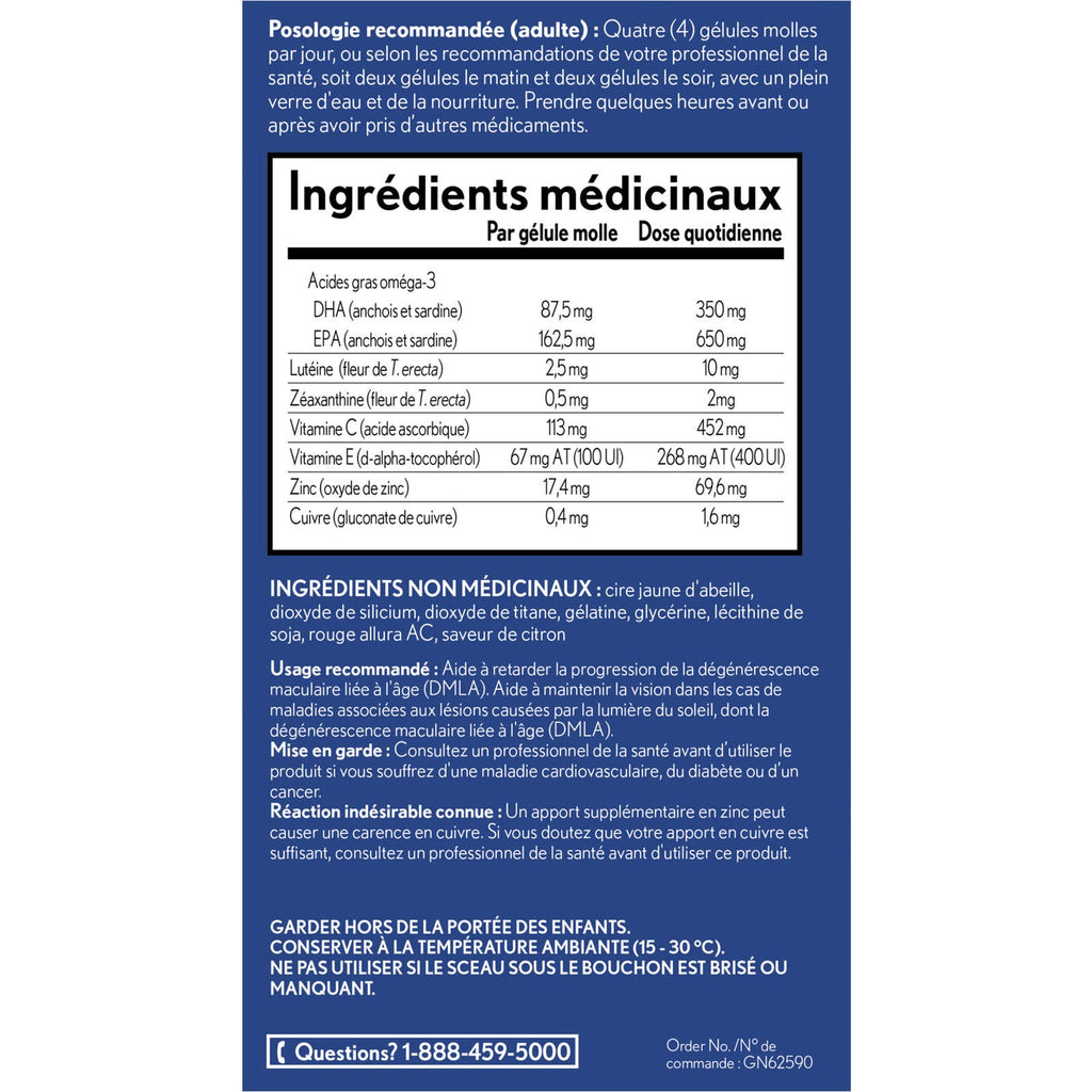 Eye Vitamins and Supplements Omega-3 Formula