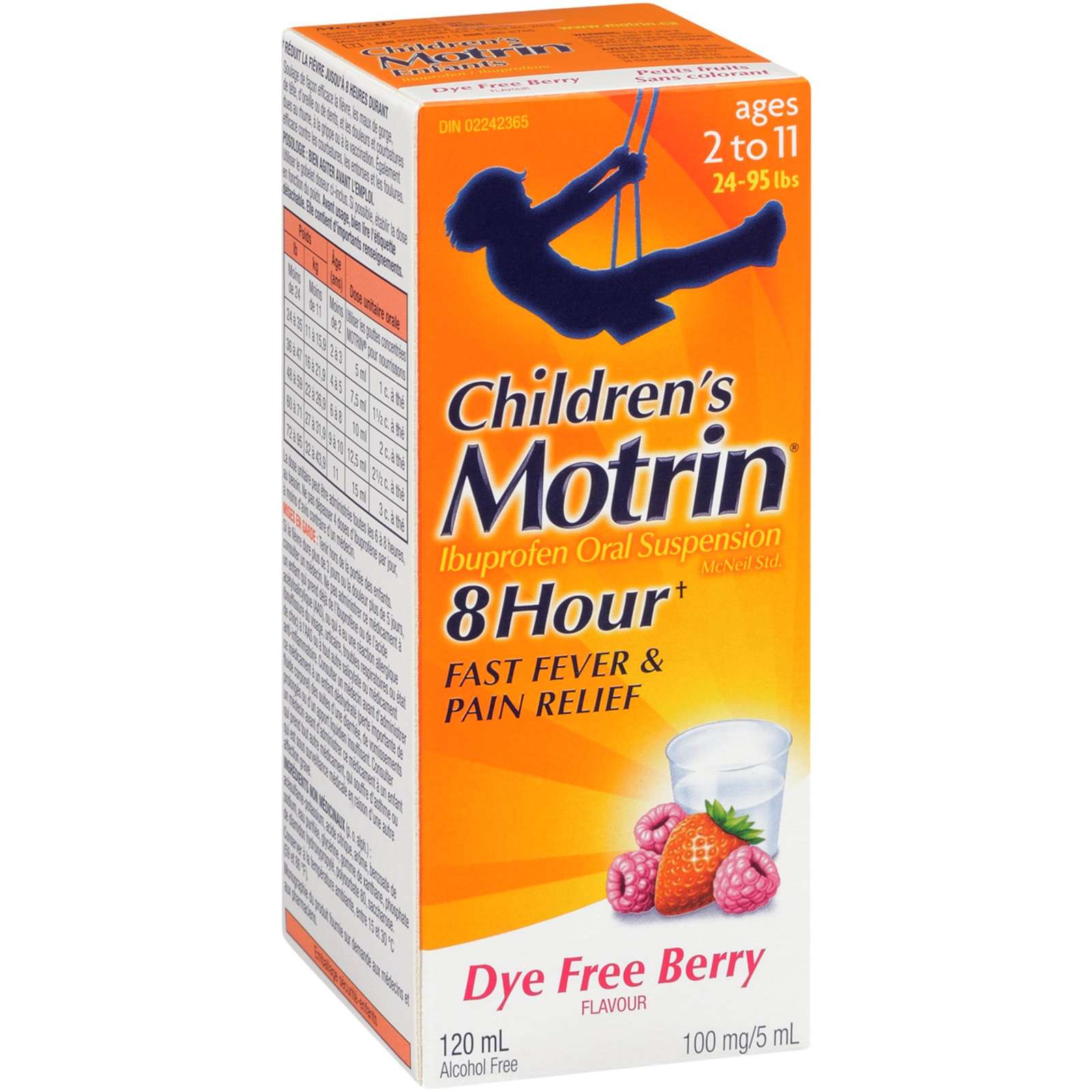 Children's Liquid Pain Relief, Ibuprofen, Berry Flavour