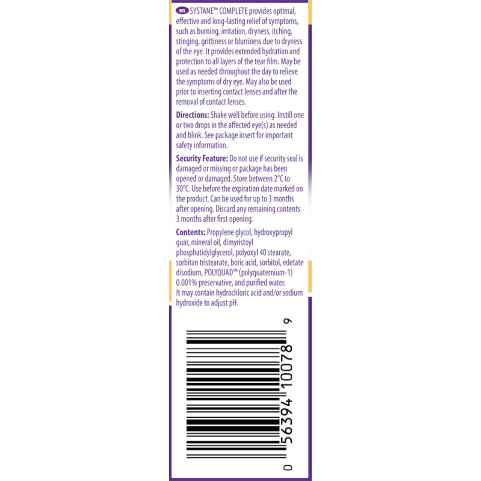 Systane Complete        10ml