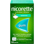 Nicotine Gum, 2 mg, Spearmint Flavour