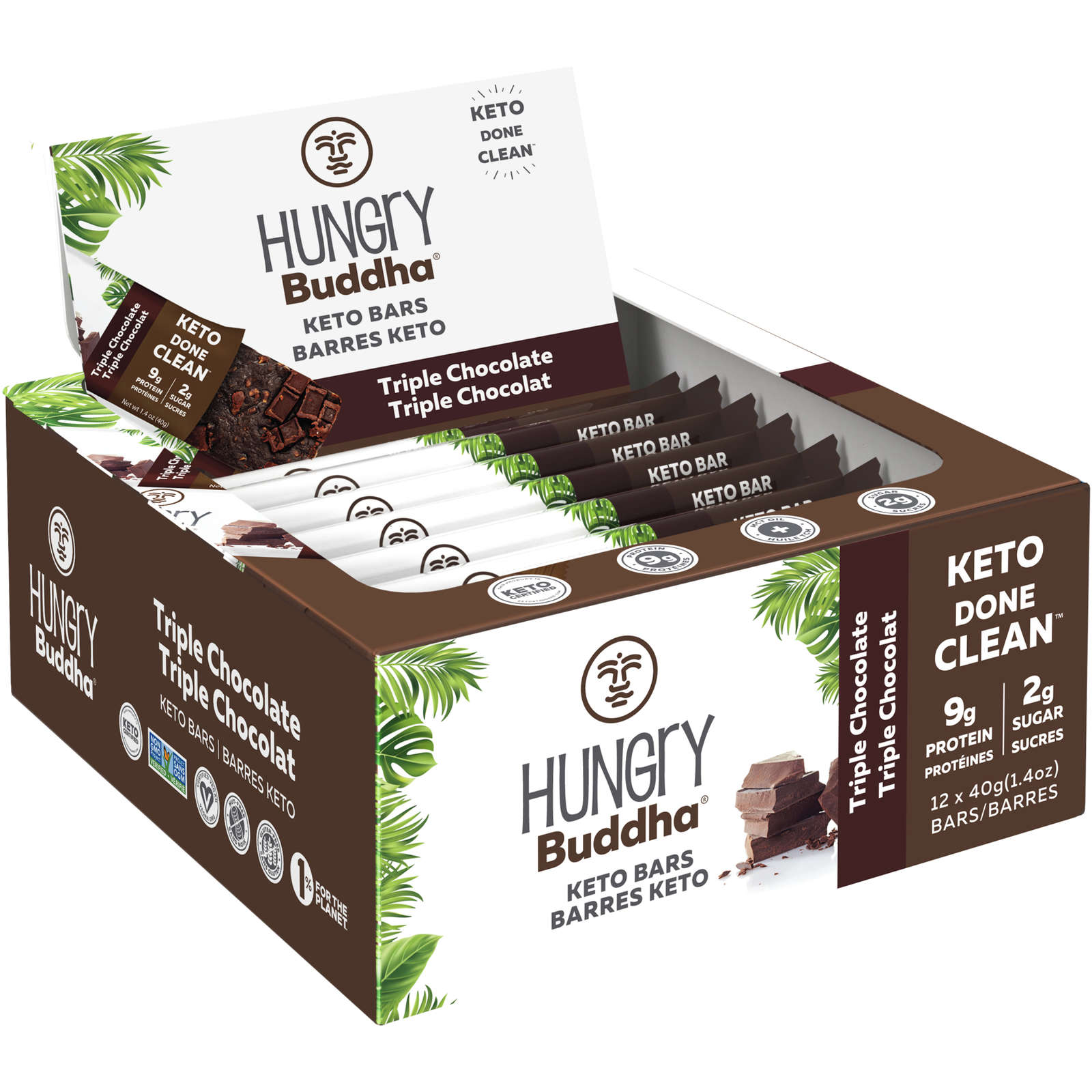 Keto Bar Triple Chocolate 12 x 40g