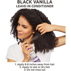 Black Vanilla Moisturizing Detangling Leave-in Conditioner with Vitamin B5 & Aloe
