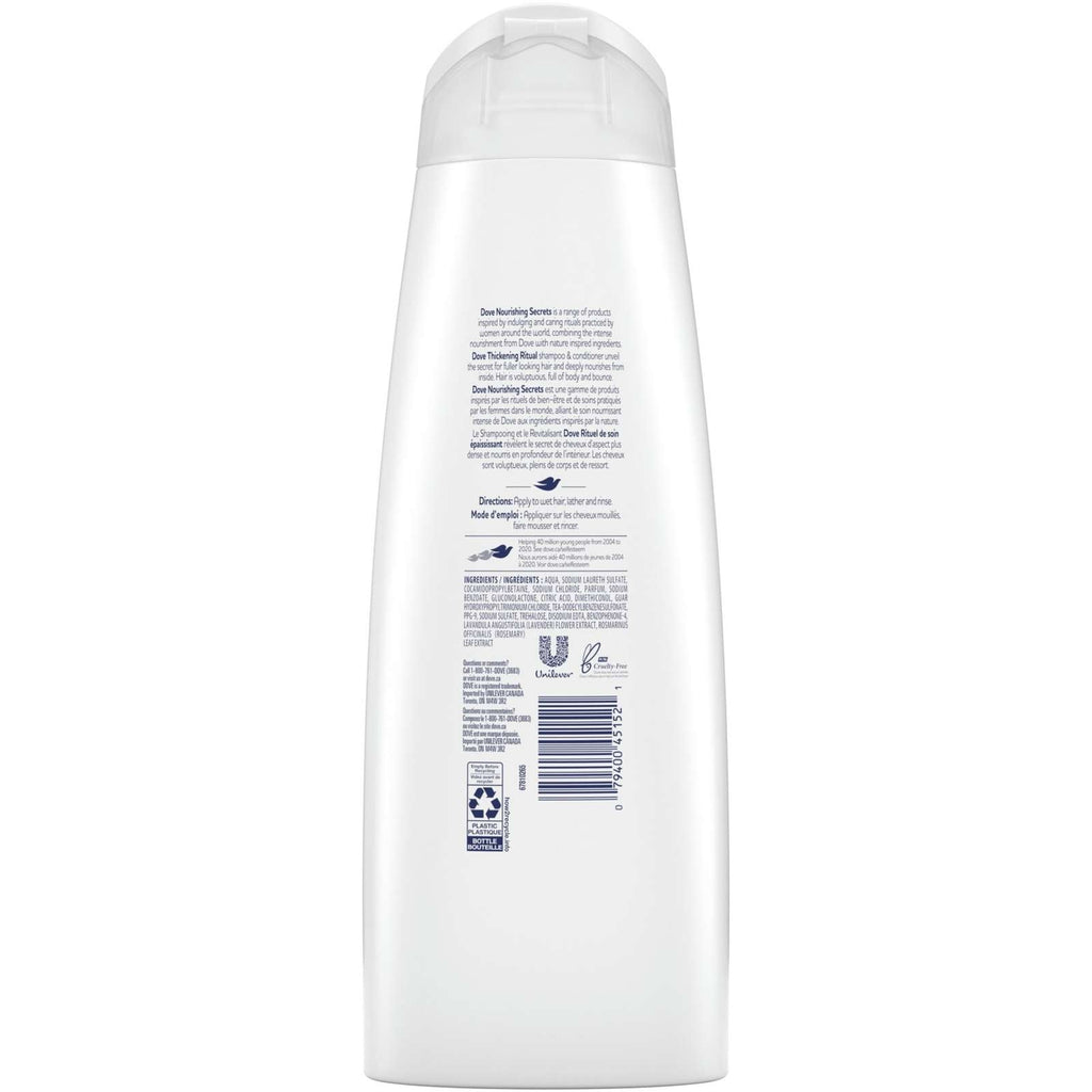 Dove Derma+Care Shampoo Dryness + Itch Relief 355 ML