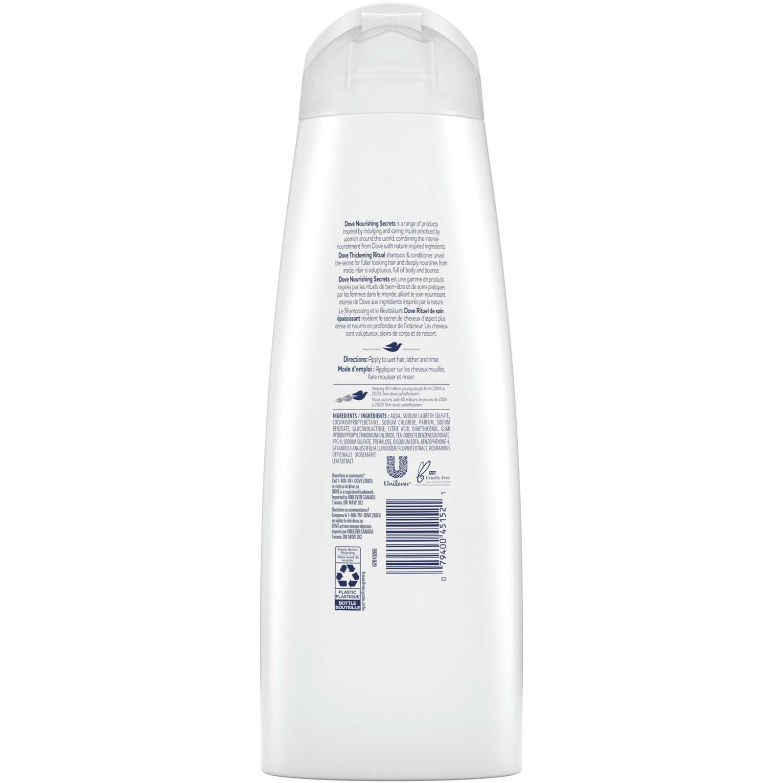 Dove Derma+Care Shampoo Dryness + Itch Relief 355 ML