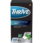 Thrive Gum 4mg Extra Strength Nicotine Replacement Cool Mint  108 count