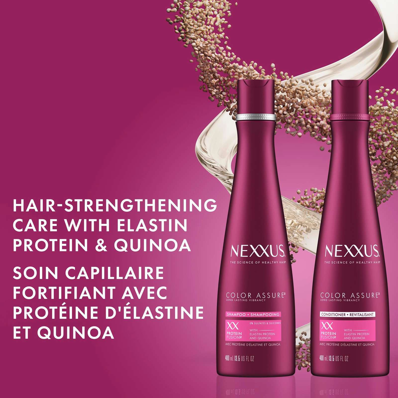 Nexxus  Conditioner for colour treated hair Colour Assure hair care to stay vibrant up to 40 washes 400 ml