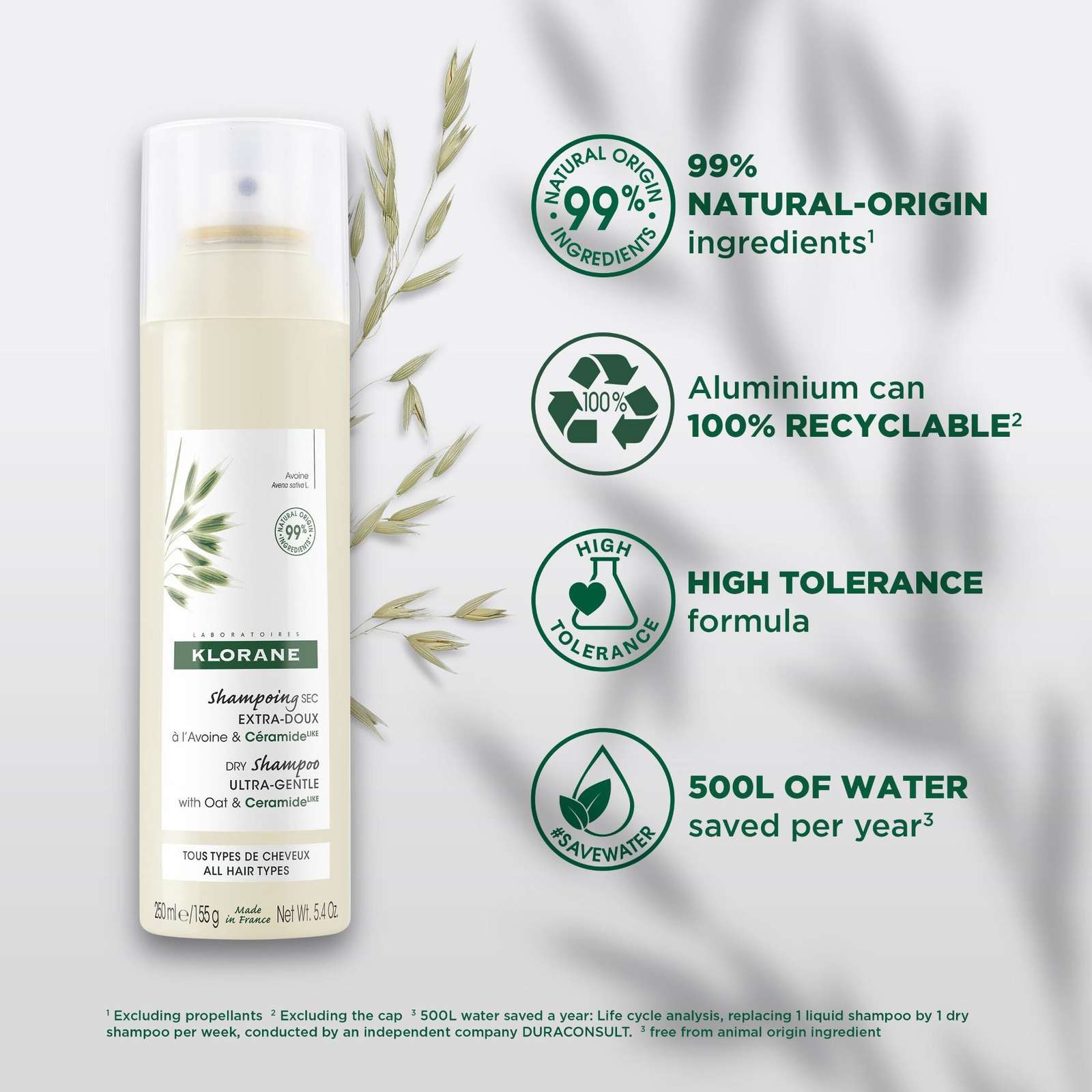 Extra-Gentle Dry Shampoo with Oat Milk - The Original - All Hair Types