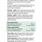 Calcium Vitamin D3 1,000 IU Caplets, 500 mg