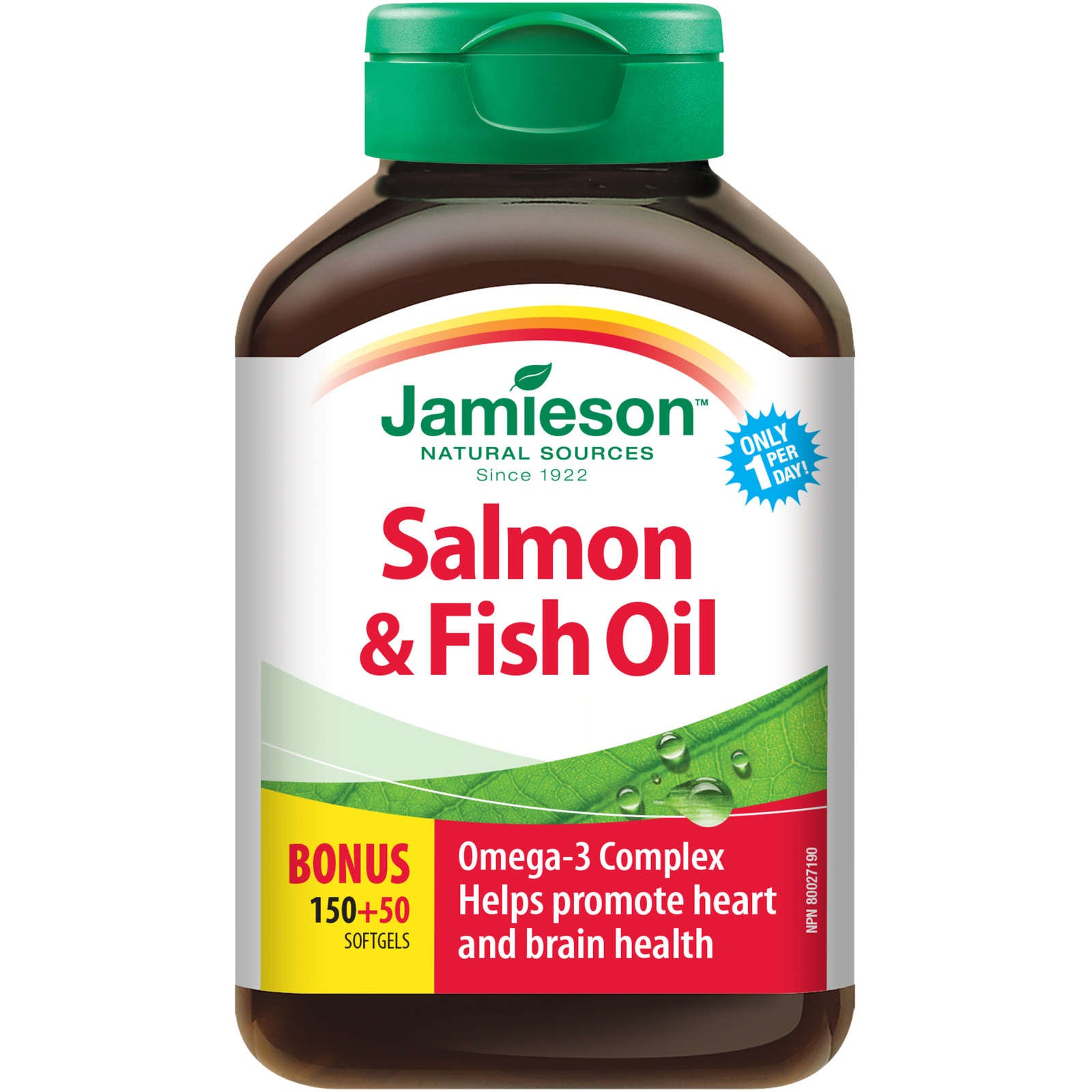 Laboratories  Salmon & Fish Oils Omega-3 Complex Softgels, 1,000 mg